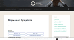 Desktop Screenshot of depressionsymptome.net